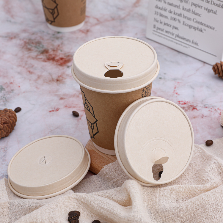 Leakproof sealable paper cup and lid