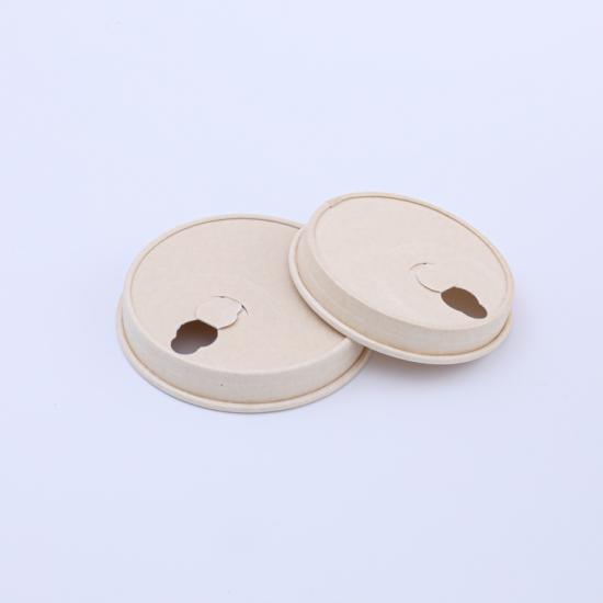 Disposable paper cup lid