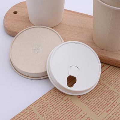  Compostable couvercle de tasse de papier de café chaud biodégradable