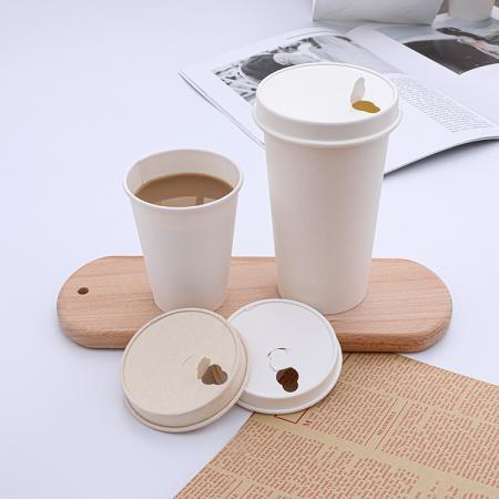 Custom printing bamboo pulp paper lid