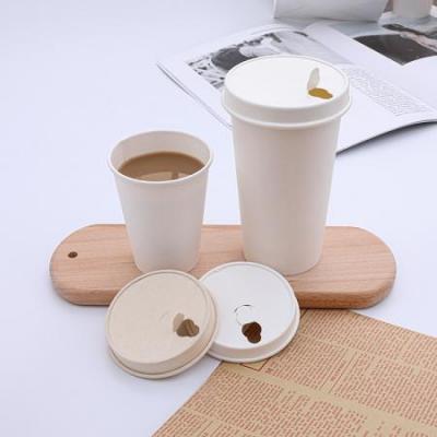 Couvercles de papier de pulpe en bambou design sur mesure pour les tasses