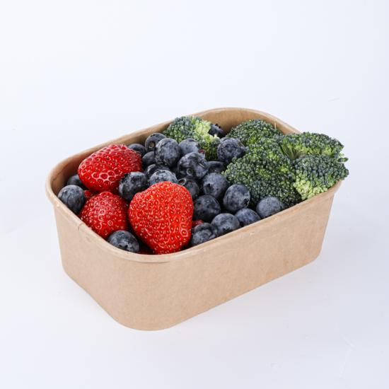 Kraft paper food container bowls