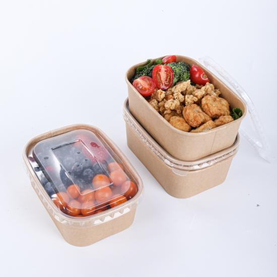 Glaman compostable disposable paper containers bowls