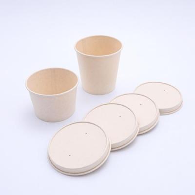 Couvercles de papier de qualité supérieure pour bols de tasses en papier