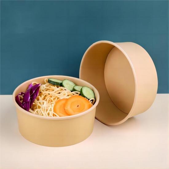 Biodegradable salad paper bowl