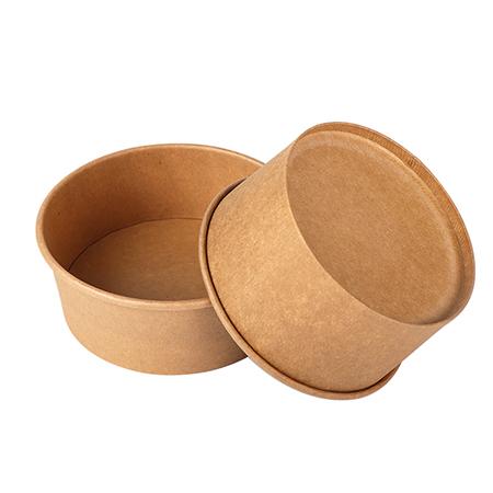 Customized paper bowl with water-based coating