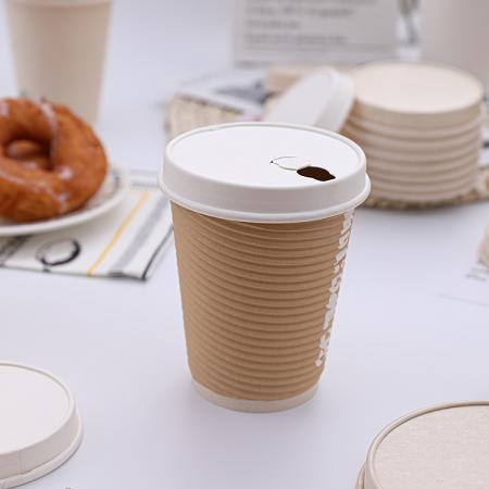 Double layered hollow paper cup