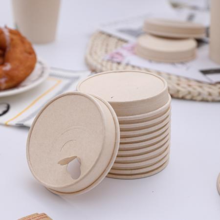 Disposable eco-friendly paper lid for cup